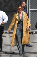 MINKA KELLY Arrives at Jimmy Kimmel Live! 04/15/2025