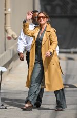 MINKA KELLY Arrives at Jimmy Kimmel Live! 04/15/2025