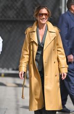 MINKA KELLY Arrives at Jimmy Kimmel Live! 04/15/2025