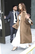 MINKA KELLY Arrives at Live with Kelly and Mark in New York City 04/22/2025