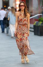 MYLEENE KLASS Arrives at Global Studios in London 04/11/2025