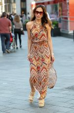 MYLEENE KLASS Arrives at Global Studios in London 04/11/2025