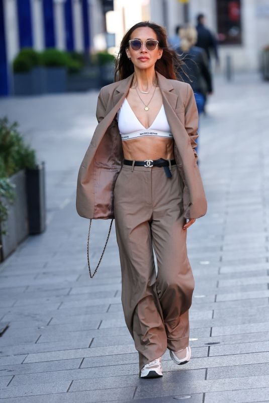 MYLEENE KLASS Leaves Smooth Radio in London 04/18/2025