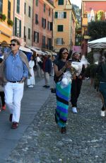 NAOMI CAMPBELL and Piero Piazzi  Out in Portofino 04/04/2025