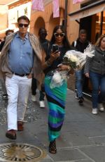 NAOMI CAMPBELL and Piero Piazzi  Out in Portofino 04/04/2025
