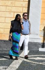 NAOMI CAMPBELL and Piero Piazzi  Out in Portofino 04/04/2025