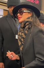 NICOLE SCHERZINGER Signs Autographs While Leaving St. James Theatre in New York 04/02/2025