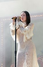 NOAH CYRUS Performs at Coachella Valley Festival in California 04/13/2025