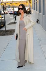 OLIVIA MUNN Arrives at The Daily Show With Jon Stewart in New York 04/09/2025