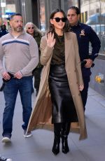 OLIVIA MUNN Arrives at The View in New York 04/10/2025