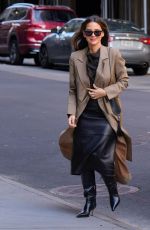 OLIVIA MUNN Arrives at The View in New York 04/10/2025