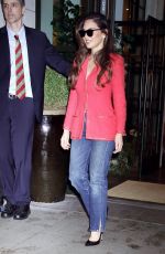 OLIVIA MUNN Leaves Her Hotel in New York 04/03/2025