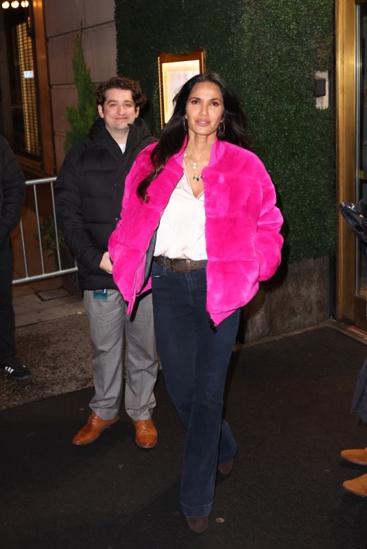 PADMA LAKSHMI Arrives at SNL After-party in New York 04/12/2025