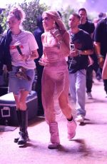 PARIS HILTON and CARA DELEVINGNE Out at Coachella Weekend 1 Final Night 04/13/2025
