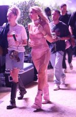 PARIS HILTON and CARA DELEVINGNE Out at Coachella Weekend 1 Final Night 04/13/2025