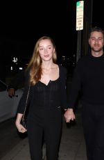 PHOEBE DYNEVOR and Cameron Fuller Out for Dinner Date in Los Angeles 04/13/2025