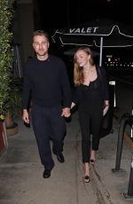 PHOEBE DYNEVOR and Cameron Fuller Out for Dinner Date in Los Angeles 04/13/2025