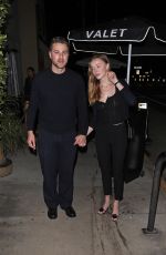 PHOEBE DYNEVOR and Cameron Fuller Out for Dinner Date in Los Angeles 04/13/2025