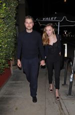 PHOEBE DYNEVOR and Cameron Fuller Out for Dinner Date in Los Angeles 04/13/2025