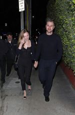 PHOEBE DYNEVOR and Cameron Fuller Out for Dinner Date in Los Angeles 04/13/2025