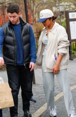 PRIYANKA CHOPRA and Nick Jonas Out at Park in New York City 04/14/2025