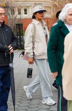 PRIYANKA CHOPRA and Nick Jonas Out at Park in New York City 04/14/2025