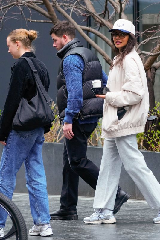 PRIYANKA CHOPRA and Nick Jonas Out at Park in New York City 04/14/2025
