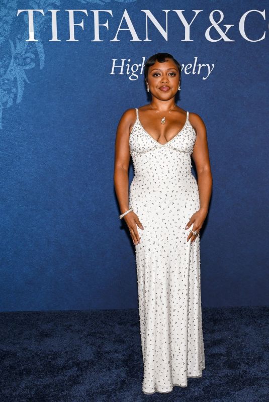 QUINTA BRUNSON at Tiffany & Co. Celebrates Launch of Blue Book 2025: Sea of Wonder in New York City 04/25/2025