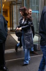RACHEL BROSNAHAN Arrives at SiriusXM Studios in New York 04/03/2025