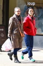 RACHEL ZEGLER Out Shopping with Her Mom in New York City 04/09/2025