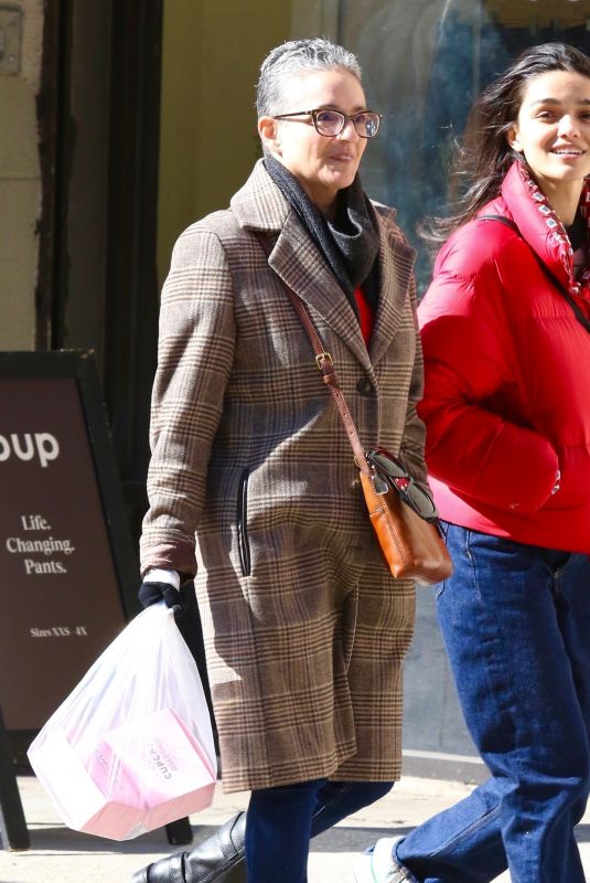 RACHEL ZEGLER Out Shopping with Her Mom in New York City 04/09/2025