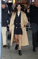 RASHIDA JONES Arrives at Good Morning America in New York 04/07/2025