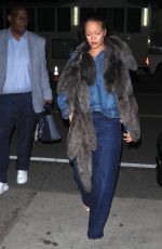 RIHANNA on a Late Night Dinner at Giorgio Baldi in Santa Monica 04/20/2025