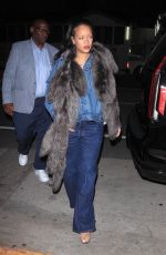 RIHANNA on a Late Night Dinner at Giorgio Baldi in Santa Monica 04/20/2025