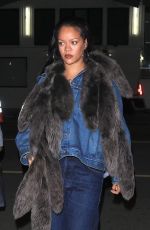 RIHANNA on a Late Night Dinner at Giorgio Baldi in Santa Monica 04/20/2025