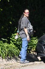 RIHANNA Out and About in Beverly Hills 04/21/2025