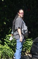 RIHANNA Out and About in Beverly Hills 04/21/2025