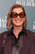 ROSAMUND PIKE at My Master Builder West End Opening Night in London 04/29/2025