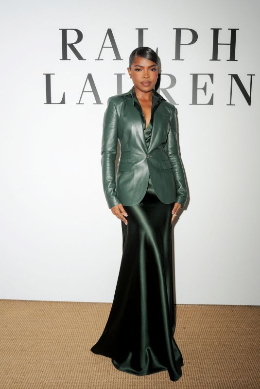 RYAN DESTINY at Ralph Lauren Fall 2025 Collection Runway Show in New York 04/17/2025