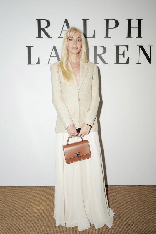 SABINE GETTY at Ralph Lauren Fall 2025 Collection Runway Show in New York 04/17/2025