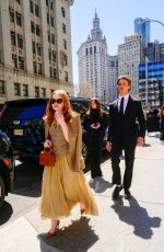 SADIE SINK Arrives at Ralph Lauren Collection Fall 2025 Show in New York 04/17/2025