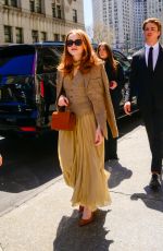 SADIE SINK Arrives at Ralph Lauren Collection Fall 2025 Show in New York 04/17/2025