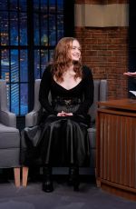 SADIE SINK at Late Night with Seth Meyers 04/07/2025