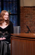 SADIE SINK at Late Night with Seth Meyers 04/07/2025