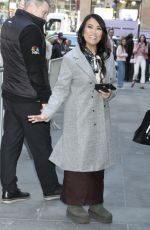 SANDRA ALEE Arrives at Today Show in New York 04/17/2025