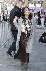 SANDRA ALEE Arrives at Today Show in New York 04/17/2025