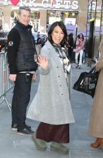 SANDRA ALEE Arrives at Today Show in New York 04/17/2025