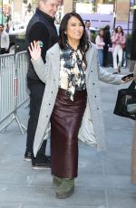 SANDRA ALEE Arrives at Today Show in New York 04/17/2025