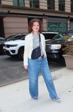 SANDRA BERNHARD Arrives at Watch What Happens Live Studios in New York 04/21/2025