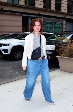 SANDRA BERNHARD Arrives at Watch What Happens Live Studios in New York 04/21/2025